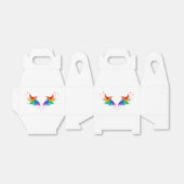 Wattebol Regenboog Vleugels Bedankdoosjes (Uitgevouwen)