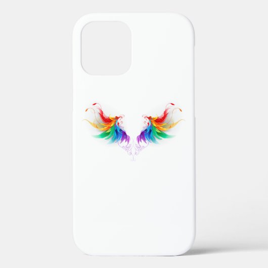 Wattebol Regenboog Vleugels Case-Mate iPhone Case (Achterkant)