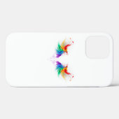 Wattebol Regenboog Vleugels Case-Mate iPhone Case (Achterkant (horizontaal))