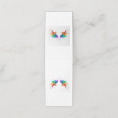 Wattebol Regenboog Vleugels Klantenkaartje (Buitenkant ongevouwen)