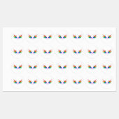 Wattebol Regenboog Vleugels Labels (Vel)
