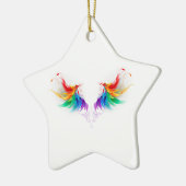 Wattegen Regenboog Vleugels Keramisch Ornament (Links)