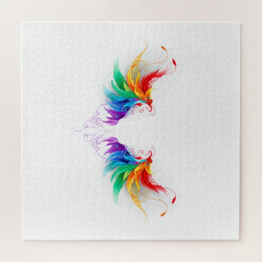 Wattegen Regenboog Vleugels Legpuzzel (Horizontaal)