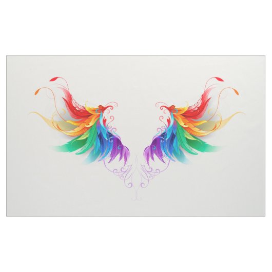 Wattegen Regenboog Vleugels Stof (Yard (91,4 cm))