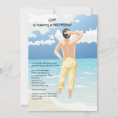 Watten in het Zee Uitnodiging (Voorkant)