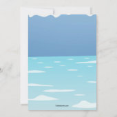 Watten in het Zee Uitnodiging (Achterkant)