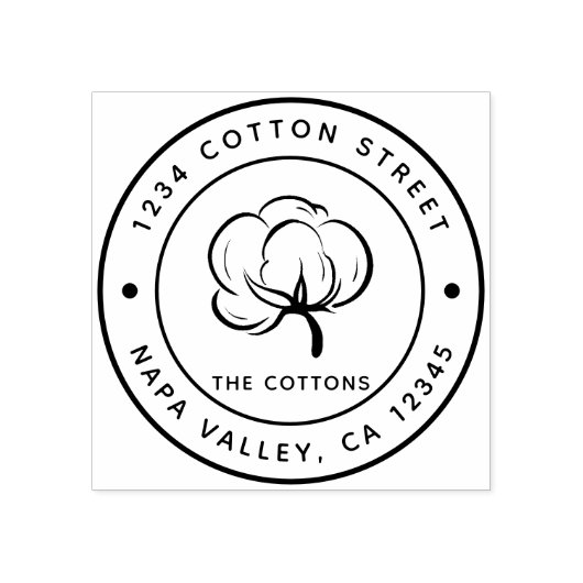 wattenbolletje | Creëer Uw eigen retouradres Rubberstempel (Afrduk)