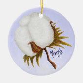 wattenbolletje keramisch ornament (Voorkant)