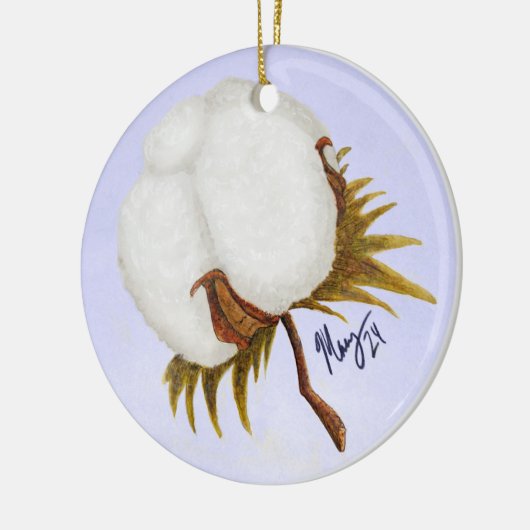 wattenbolletje keramisch ornament (Links)