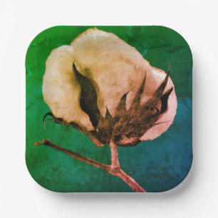 wattenbolletje papieren bordje