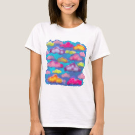 Wattenfloc Wolken Grafisch T-shirt