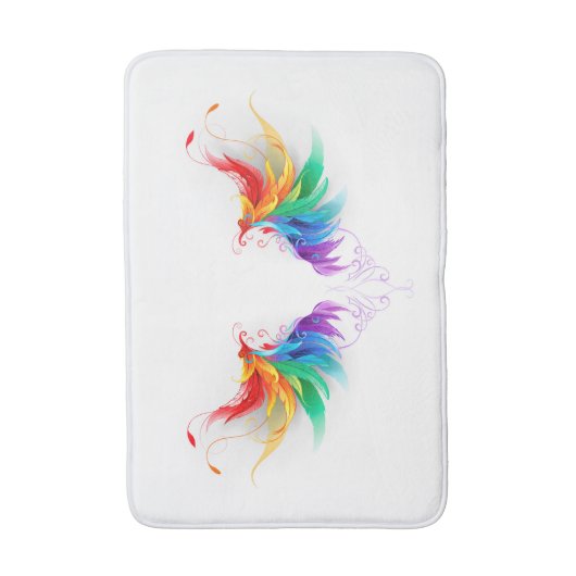 Watteuze Regenboogvleugels Badmat (Voorkant Verticaal)