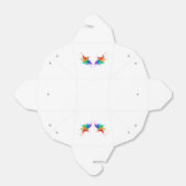 Watteuze Regenboogvleugels Bedankdoosjes (Uitgevouwen)