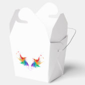 Watteuze Regenboogvleugels Bedankdoosjes (Geopend)