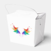 Watteuze Regenboogvleugels Bedankdoosjes (Achterkant)