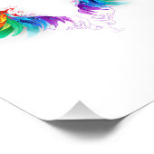 Watteuze Regenboogvleugels Foto Afdruk (Hoek)