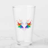 Watteuze Regenboogvleugels Glas (Voorkant)