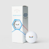 Watteuze Regenboogvleugels Golfballen (Verpakking)