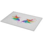 Watteuze Regenboogvleugels Snijplank (Hoek)