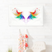 Watteuze Regenboogvleugels Spandoek (Insitu)