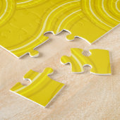 Wattle Australische Dreamtime River Patroon Legpuzzel (Zijkant)