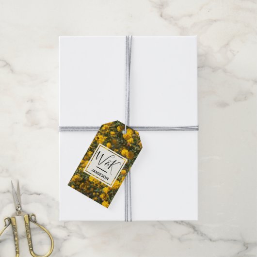 Wattle Cadeaulabel (Met Touw)