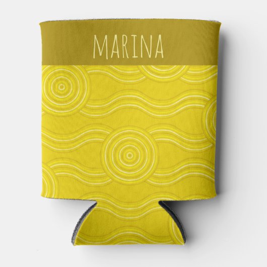 Wattle naam Australian Dreamtime Blikjeskoeler (Voorkant)