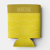 Wattle naam Australian Dreamtime Blikjeskoeler (Achterkant)