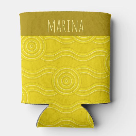 Wattle  naam Australian Dreamtime Blikjeskoeler (Achterkant)