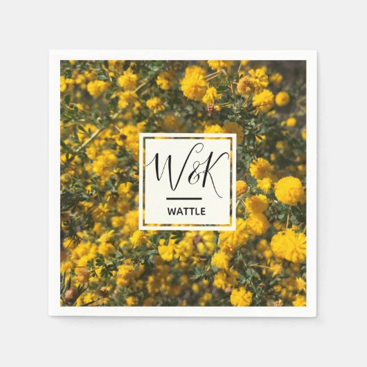 Wattle Servet (Voorkant)