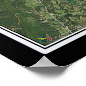 Watts Bar Lake Tennessee Satellite Poster Map (Hoek)