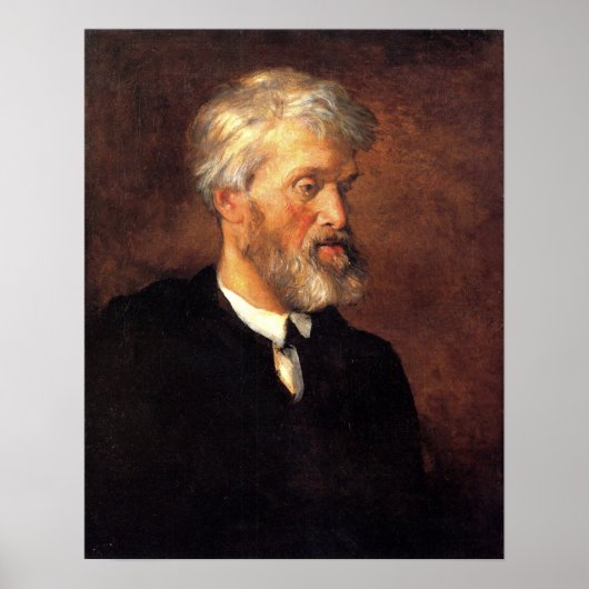 Watts - portret van Thomas Carlyle Poster (Voorkant)