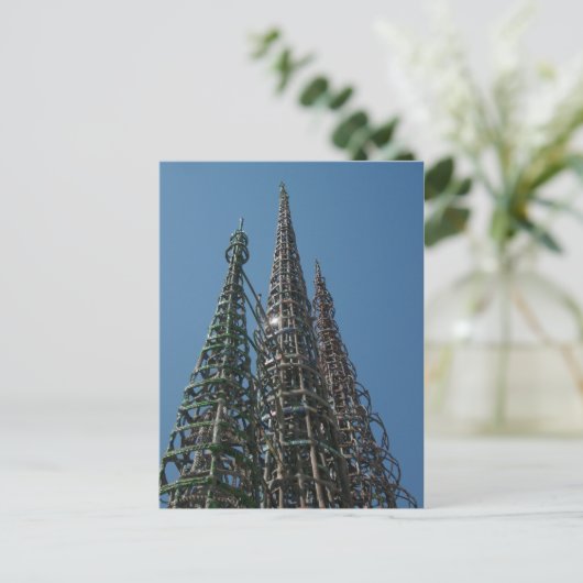Watts Towers Briefkaart (Staand voorkant)