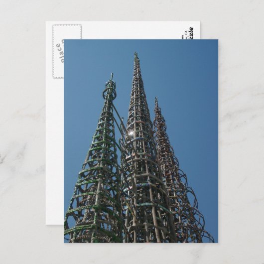 Watts Towers Briefkaart (Voorkant / Achterkant)