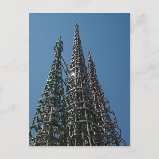 Watts Towers Briefkaart (Voorkant)