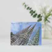 Watts Towers Briefkaart! Briefkaart (Staand voorkant)