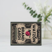 Watzón Brand Vintage © Briefkaart (Staand voorkant)