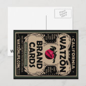 Watzón Brand Vintage © Briefkaart (Voorkant / Achterkant)