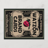 Watzón Brand Vintage © Briefkaart (Voorkant)