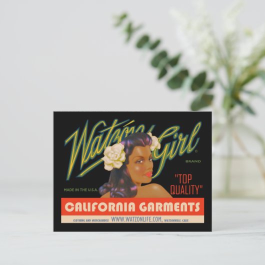 Watzón Girl #4 © Briefkaart (Staand voorkant)