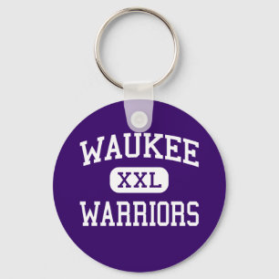 Waukee - Warriors - High School - Waukee Iowa Sleutelhanger