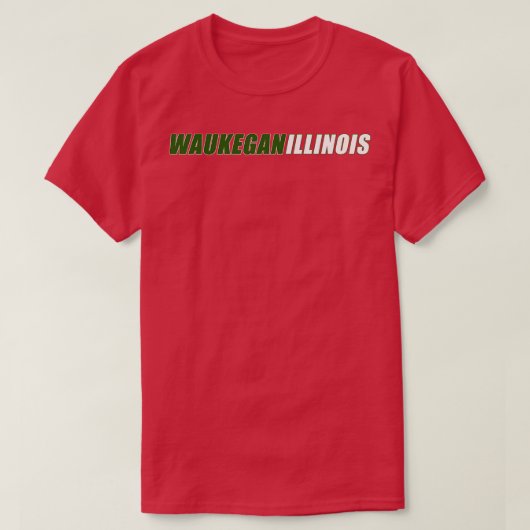 Waukegan 1 t-shirt (Design voorkant)
