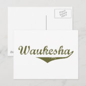 Waukesha Revolution to shirten Briefkaart (Voorkant / Achterkant)