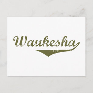 Waukesha Revolution to shirten Briefkaart