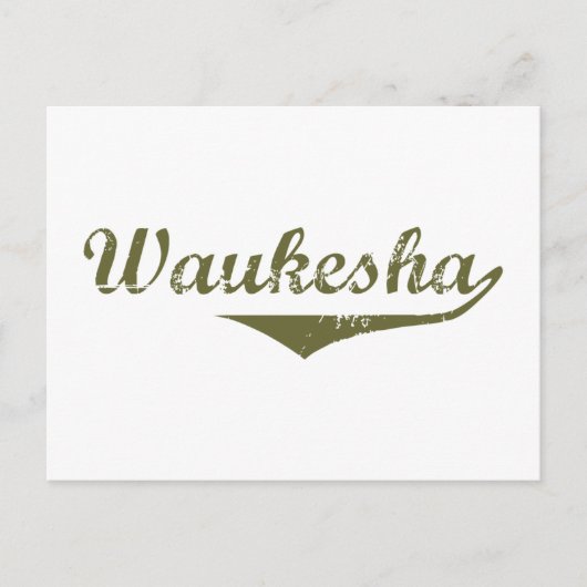 Waukesha Revolution to shirten Briefkaart (Voorkant)