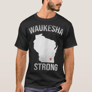 Waukesha Strong Wisconsin State Kerstmis Tanktop