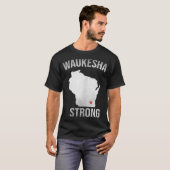 Waukesha Strong Wisconsin State Kerstmis Tanktop (Voorkant volledig)