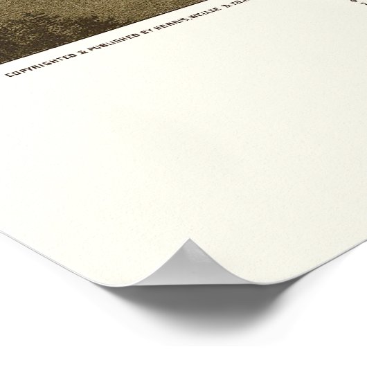 Waupun, WI Panoramic Map - 1885 Poster (Hoek)