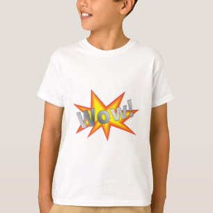 Wauw-20110531 WOW EXPRESSIONS CARTOON COMIC BOOK W T-shirt