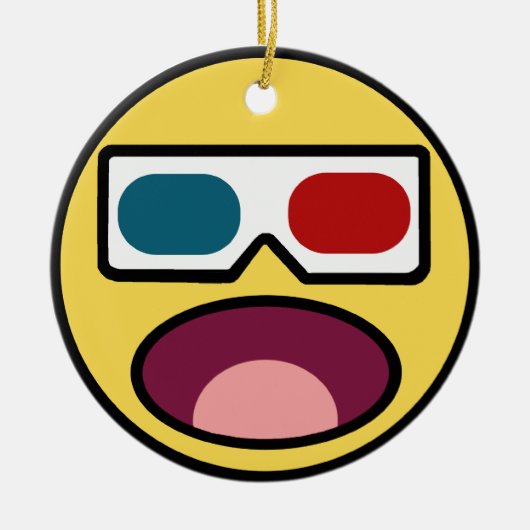Wauw! 3D Keramisch Ornament (Voorkant)